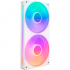 Кулер для корпуса NZXT F280 RGB Core Fan (Single Frame) - White (RF-U28HF-W1) - Фото 1