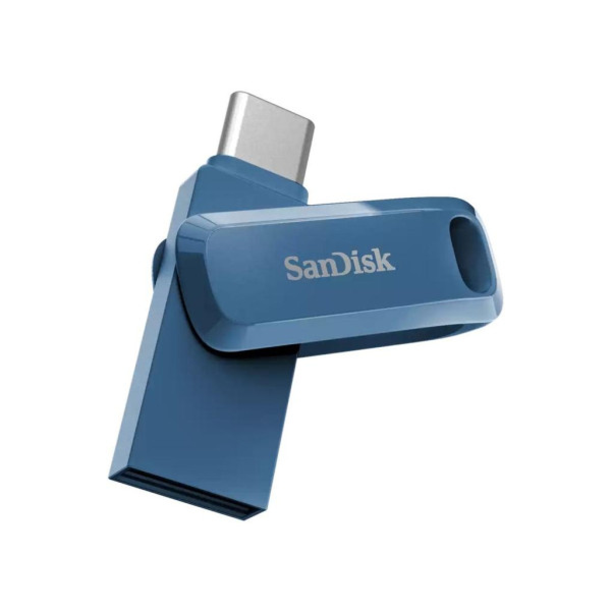 USB флеш накопичувач SanDisk 64GB Dual Drive Go Navy Blue USB 3.1 + Type-C (SDDDC3-064G-G46NB) - Фото 3