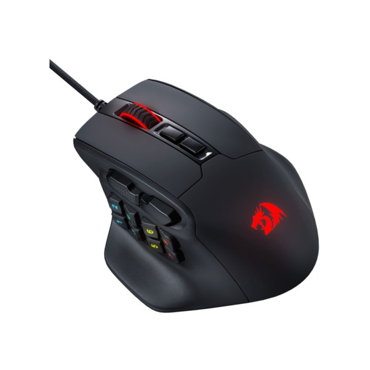 Мишка Redragon Aatrox MMO USB Black (71276) - Фото 4