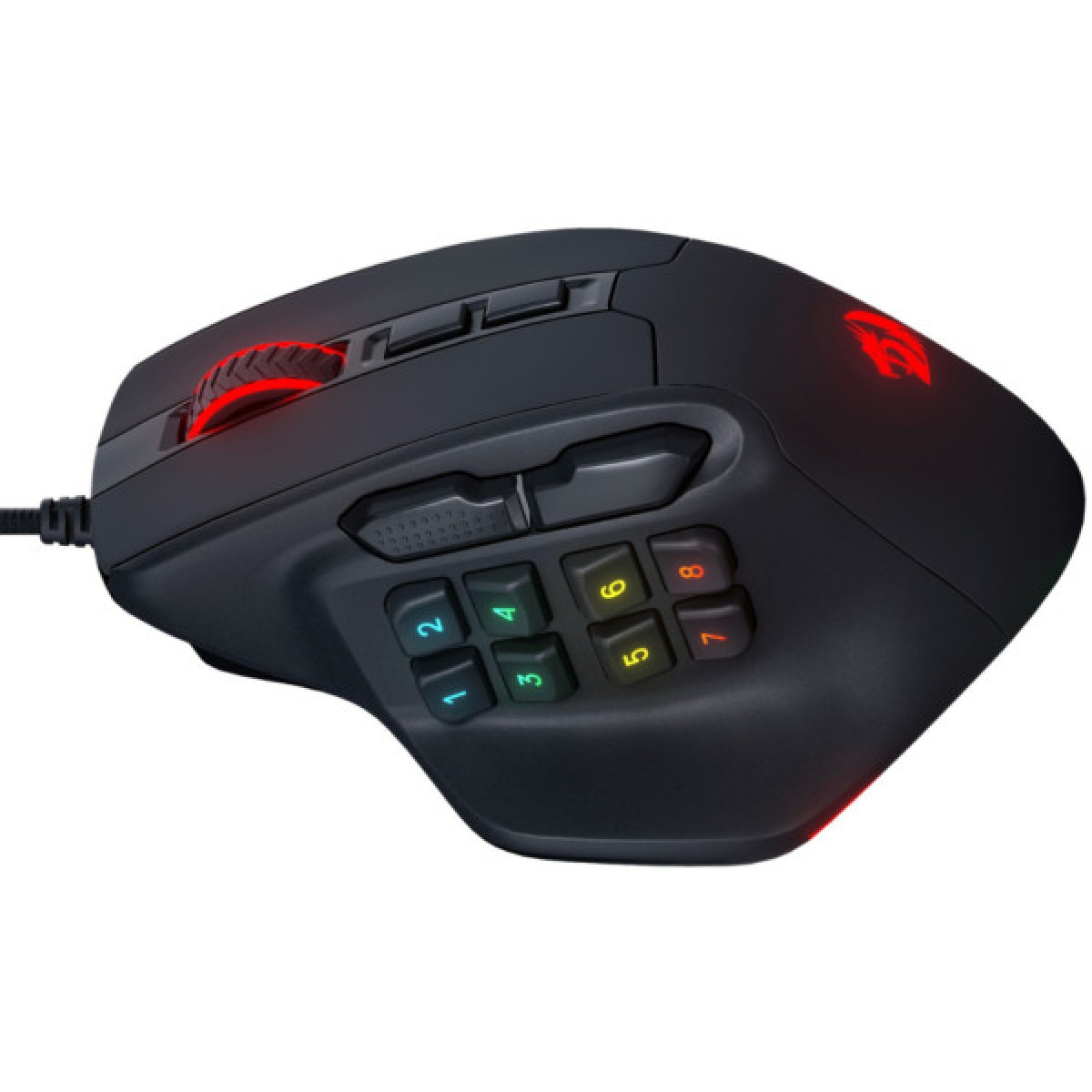 Мишка Redragon Aatrox MMO USB Black (71276) - Фото 5