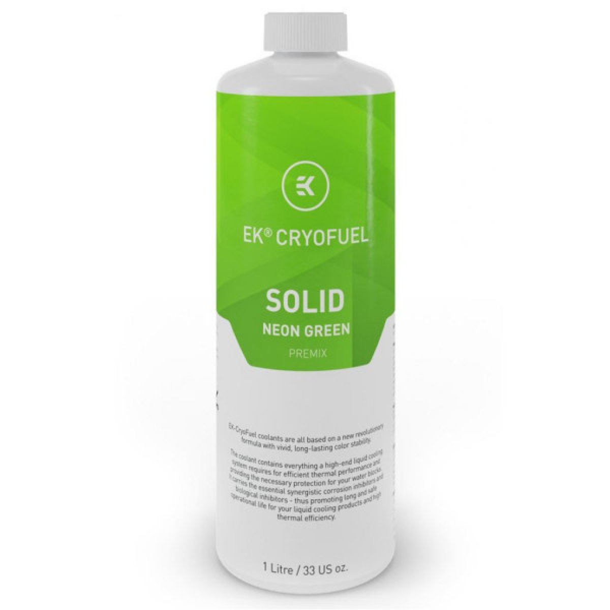 Охлаждающая жидкость Ekwb EK-CryoFuel Solid Neon Green (Premix 1000mL) (3831109880364) - Фото 1