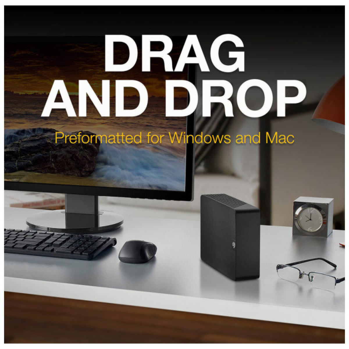 Зовнішній жорсткий диск 3.5" 10TB Expansion Desktop Seagate (STKP10000400) - Фото 10