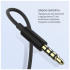 Наушники ColorWay Slim 3.5 mm Wired Earphone Blast 1 Black (CW-WD01BK) - Фото 12