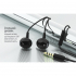 Наушники ColorWay Slim 3.5 mm Wired Earphone Blast 1 Black (CW-WD01BK) - Фото 9