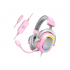 Навушники Fifine H6 RGB 7.1 Pink (H6P) - Фото 1