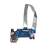 Плата USB, картридер со шлейфом для ноутбука HP ProBook 470 G7 (6050A2979801) - Фото 1
