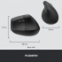 Мишка Logitech Lift Vertical Ergonomic Wireless/Bluetooth for Business Graphite (910-006494) - Фото 9