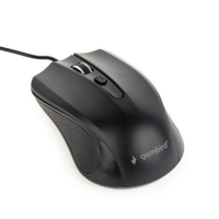 Миша Gembird MUS-4B-01, оптика, Black USB