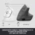 Мишка Logitech Lift Vertical Ergonomic Wireless/Bluetooth for Business Off-white (910-006496) - Фото 7