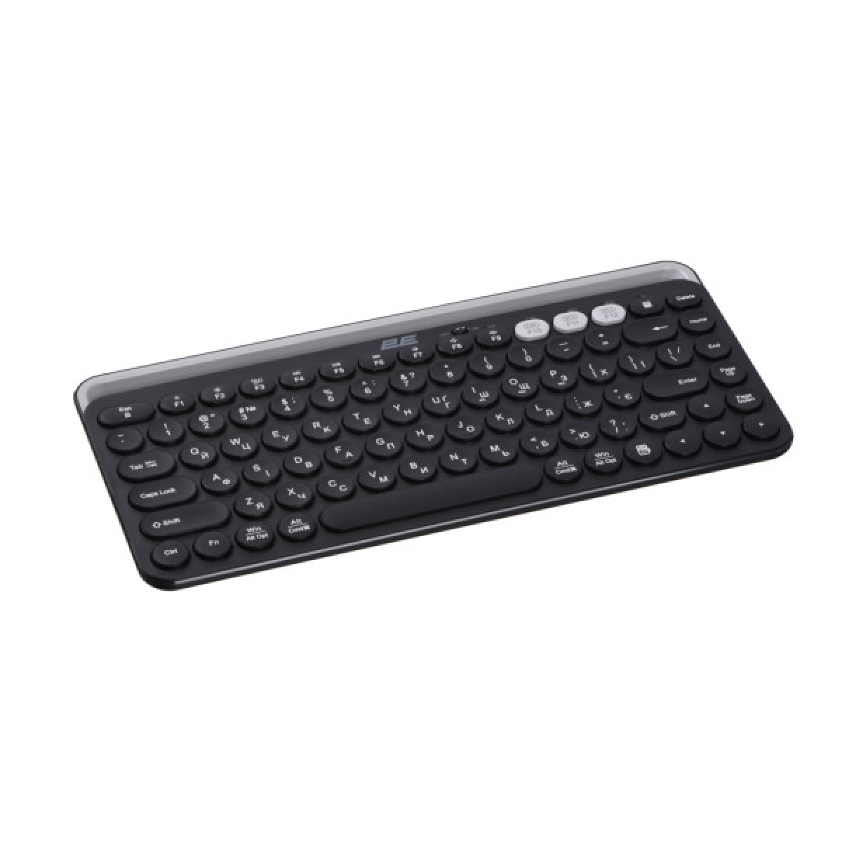 Клавіатура 2E KS250 Wireless USB/Bluetooth UA Black (2E-KS250WBK_UA) - Фото 7