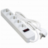 Сетевой фильтр питания Patron 3m (SP-1053W), 5 розеток White (EXT-PN-SP-1053W) - Фото 1