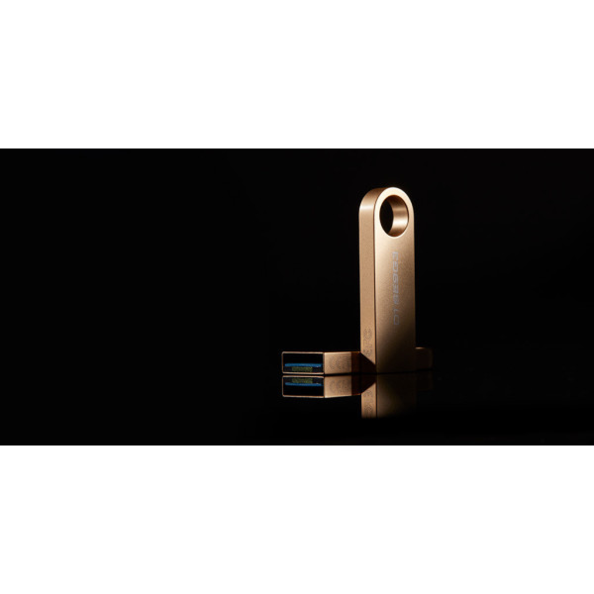 USB флеш накопичувач Kingston 64GB DataTraveler SE9 G3 Gold USB 3.2 (DTSE9G3/64GB) - Фото 5