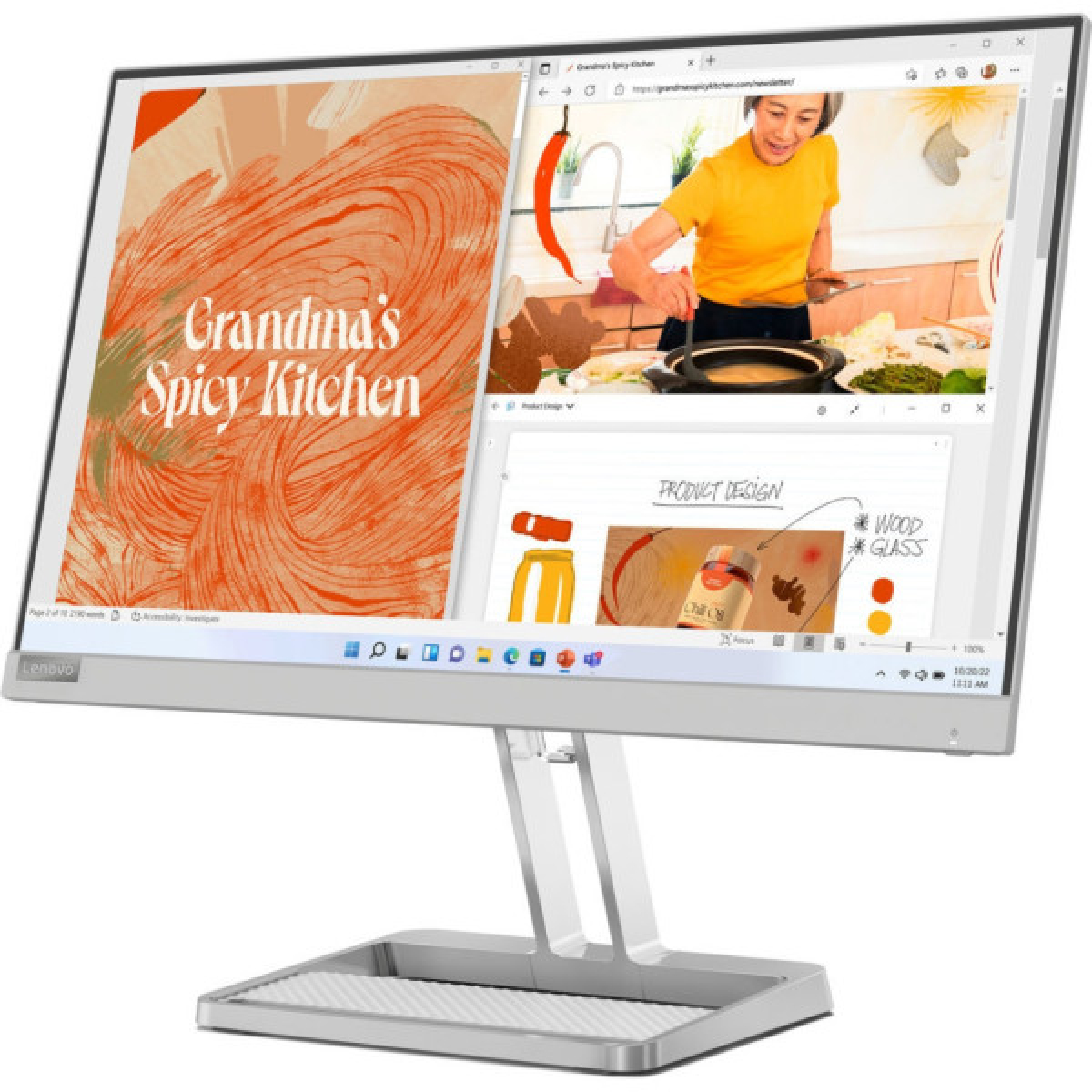Монитор Lenovo L22i-40 (67AEKACBUA) - Фото 3
