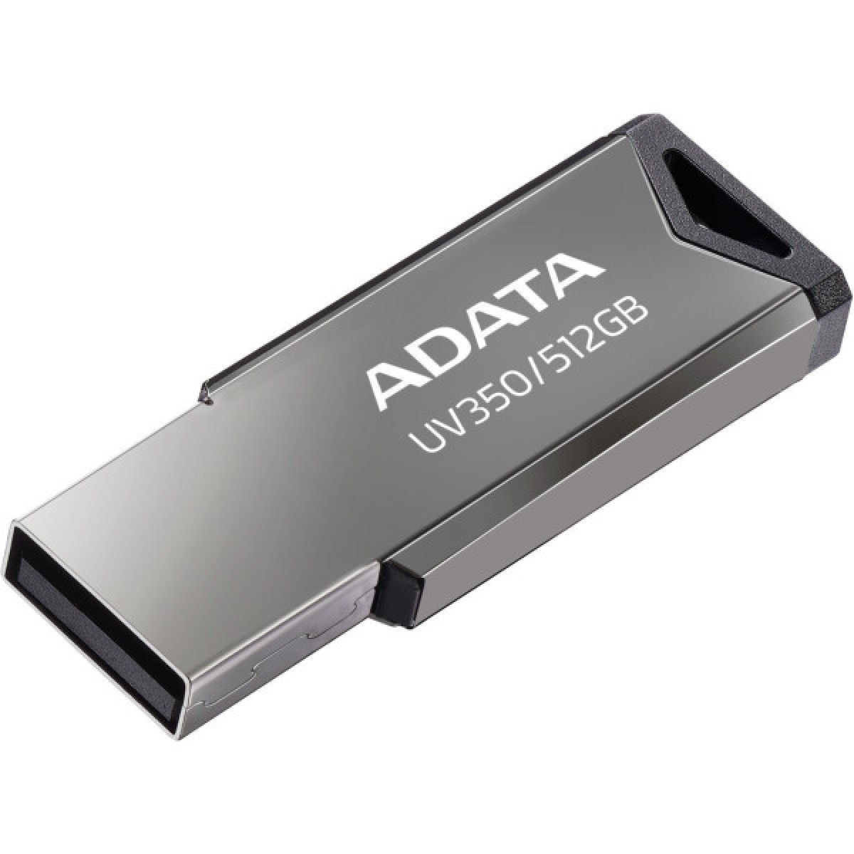 USB флеш накопитель ADATA 512GB UV350 Metallic USB 3.2 (AUV350-512G-RBK) - Фото 1