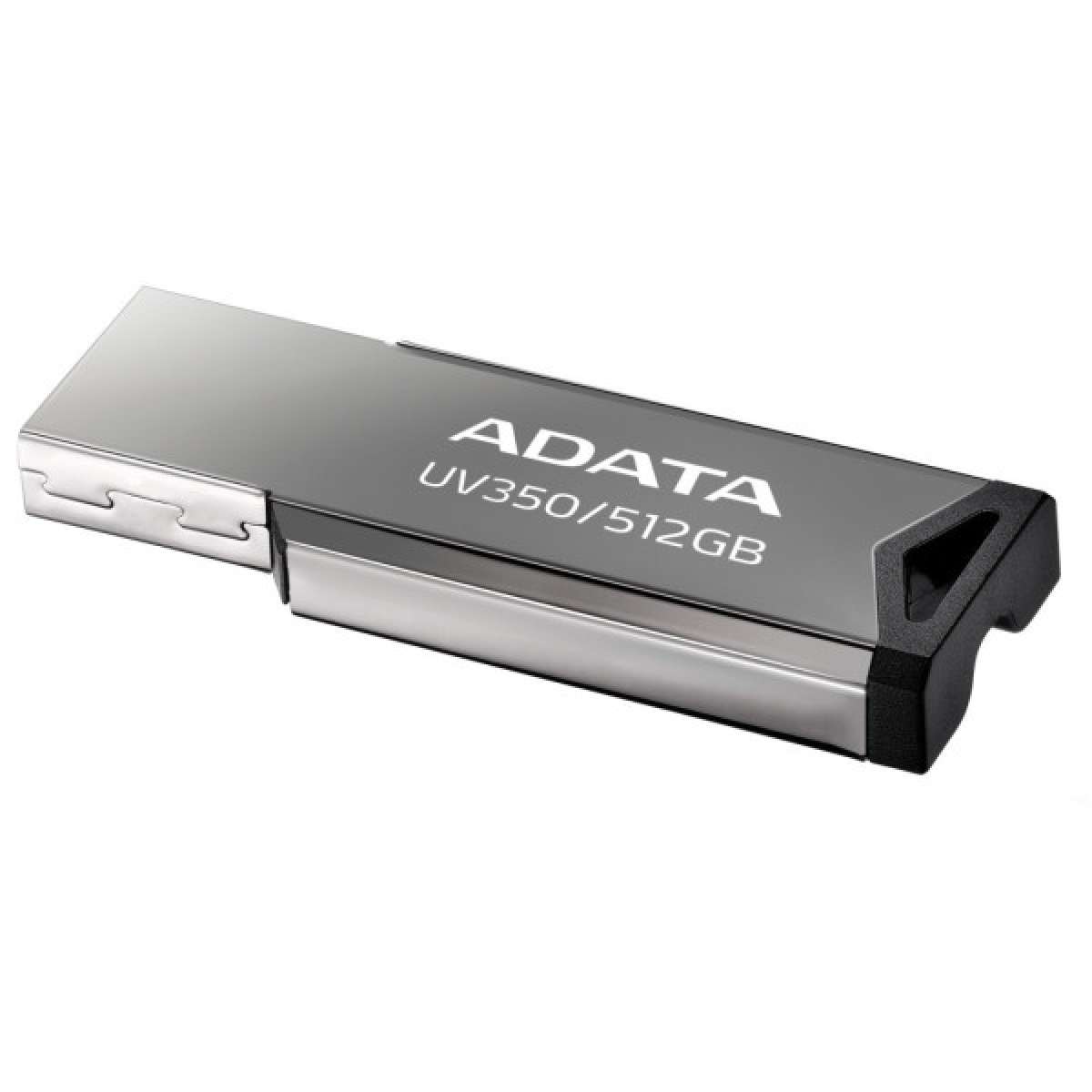 USB флеш накопитель ADATA 512GB UV350 Metallic USB 3.2 (AUV350-512G-RBK) - Фото 2