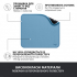 Килимок для мишки Logitech Mouse Pad Studio Series Blue (956-000051) - Фото 4