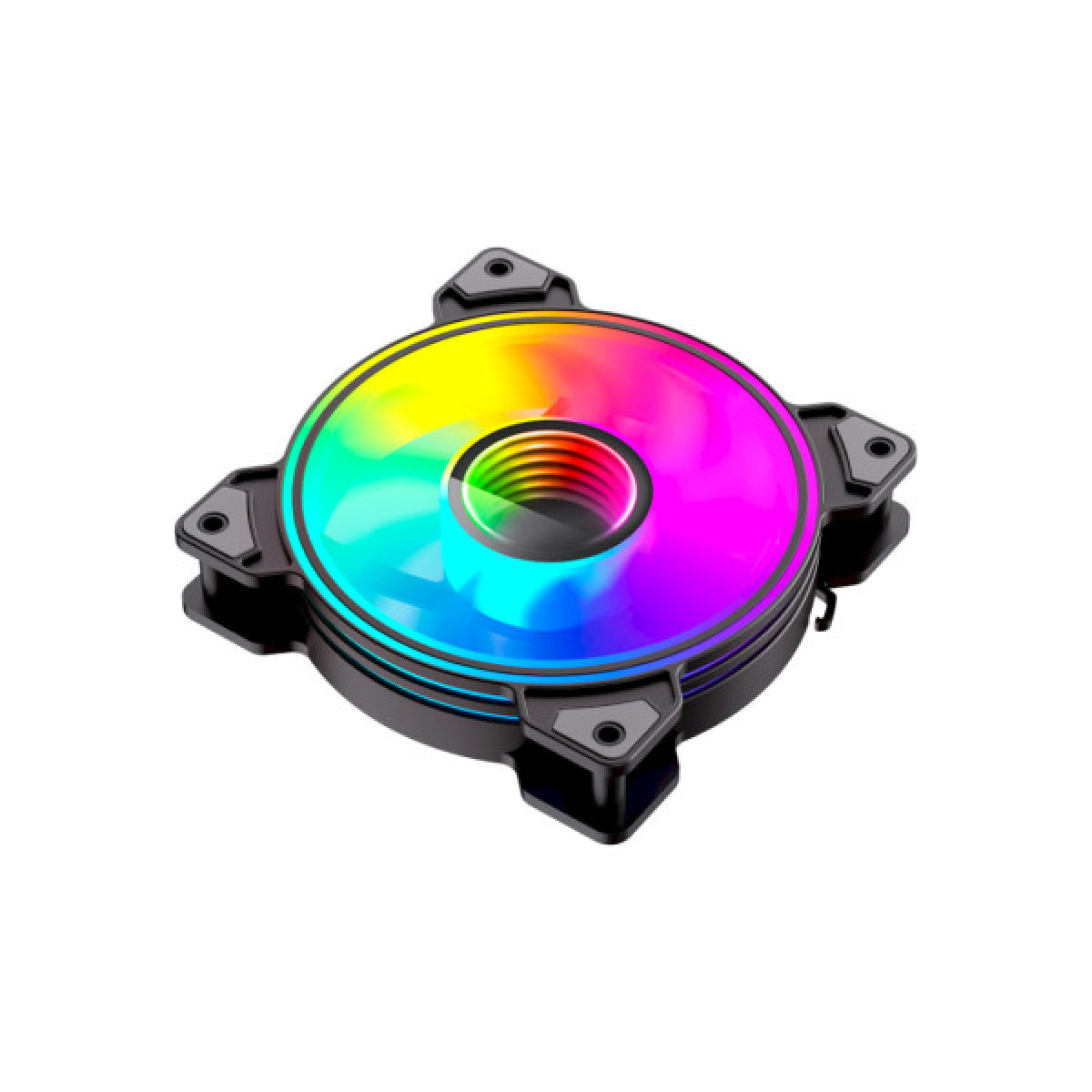 Кулер для корпуса Gamemax Dual Ring Infinity BK - Фото 4