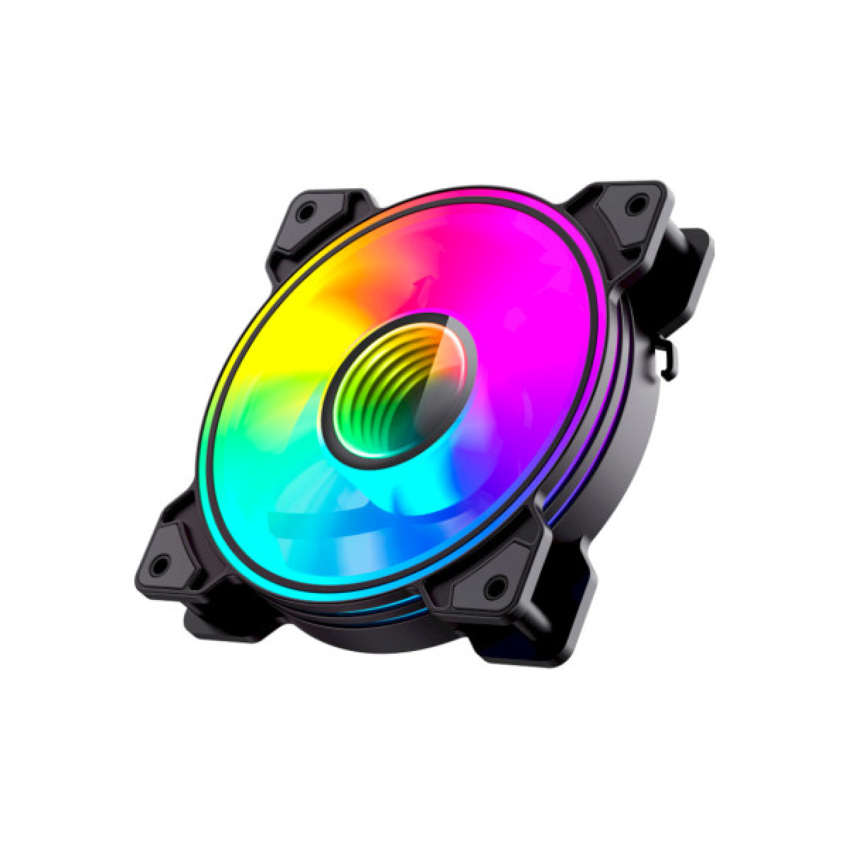 Кулер для корпуса Gamemax Dual Ring Infinity BK - Фото 5
