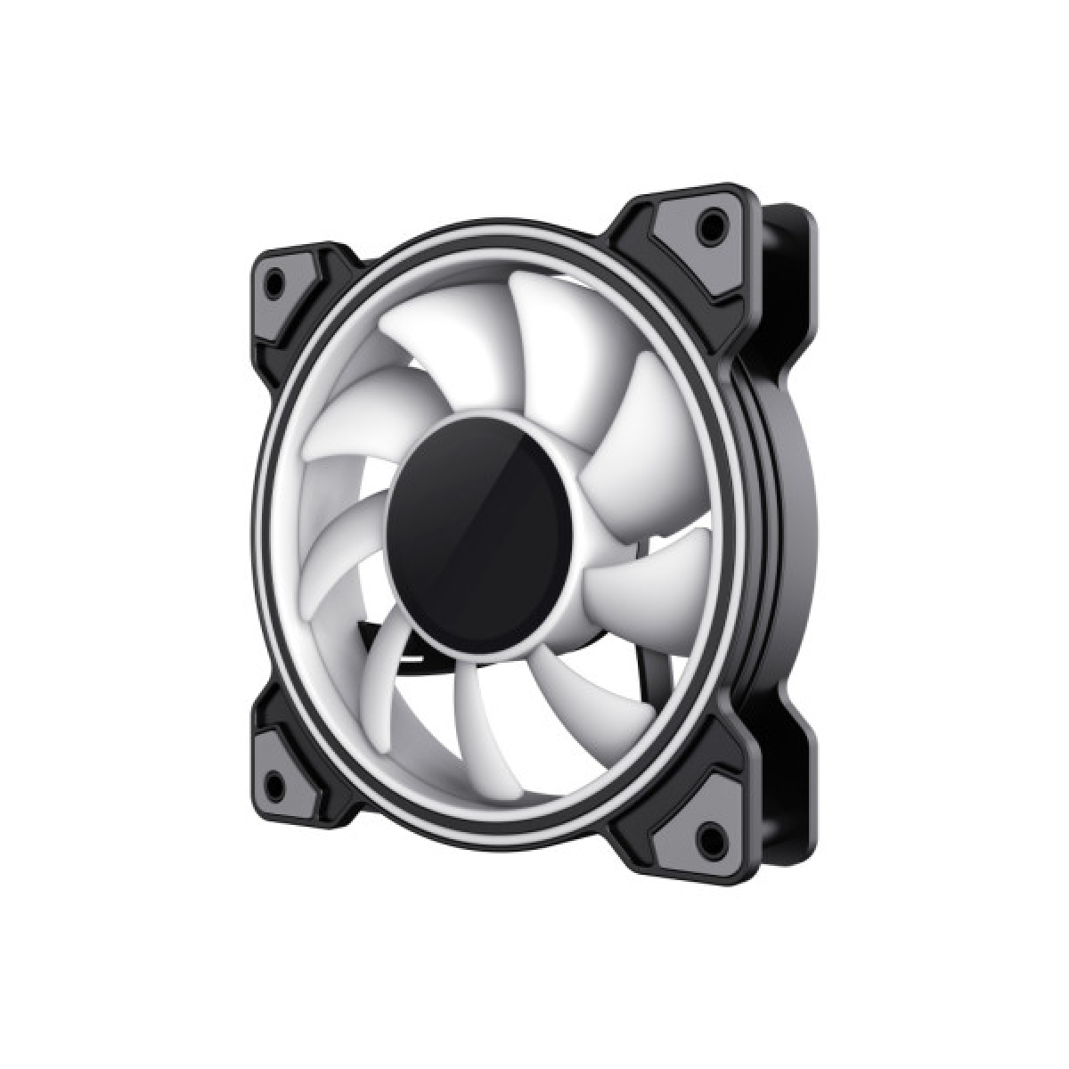 Кулер для корпуса Gamemax Dual Ring Infinity BK - Фото 6