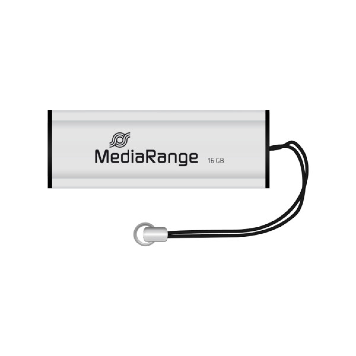 USB флеш накопитель Mediarange 16GB Black/Silver USB 3.0 (MR915) - Фото 1