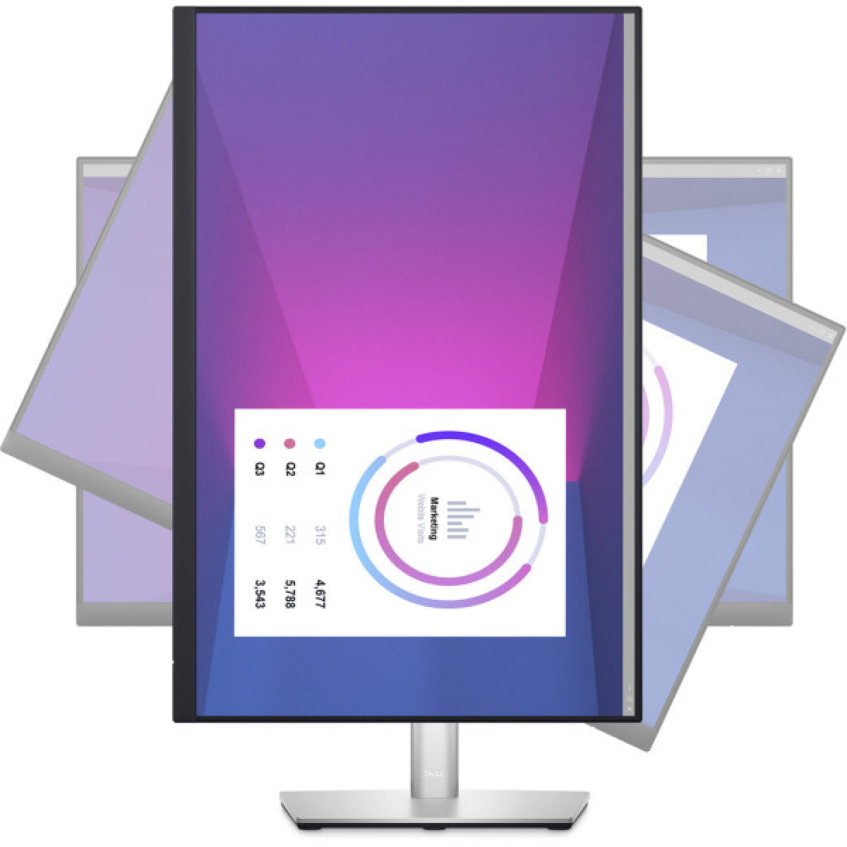 Монитор Dell P2425H (210-BMFF) - Фото 5
