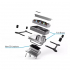 Водоблок Alphacool Core 1 Aurora Silver - AM4 / AM5 Intel LGA 1700 / LGA 1851 (13447) - Фото 2