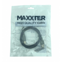 Кабель USB - USB BM 1.8 м Maxxter, Gray