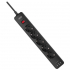 Сетевой фильтр питания 2E 5XSchuko, 3G*1.5мм, 3*USB-A, 2м, black (2E-SP515M2USBBK) - Фото 2