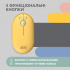 Мишка 2E MF300 Silent Wireless/Bluetooth Sunny Yellow (2E-MF300WYW) - Фото 3