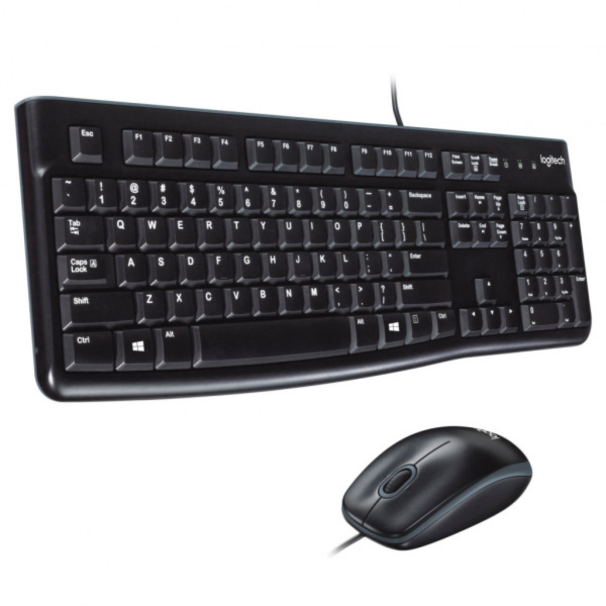 Комплект Logitech MK120 USB UA Black (920-002563) - Фото 1