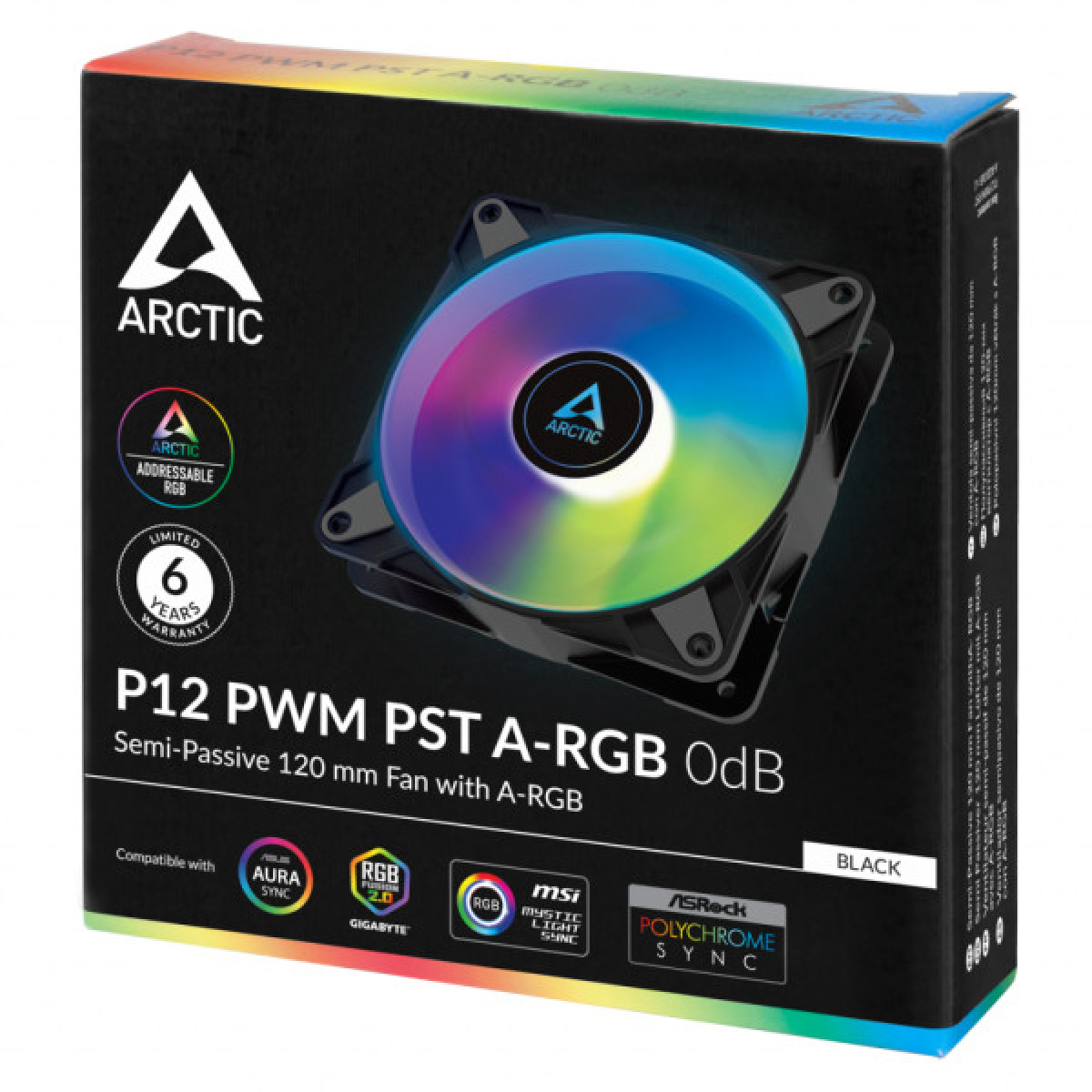 Кулер для корпуса Arctic P12 PWM PST A-RGB (ACFAN00231A) - Фото 4
