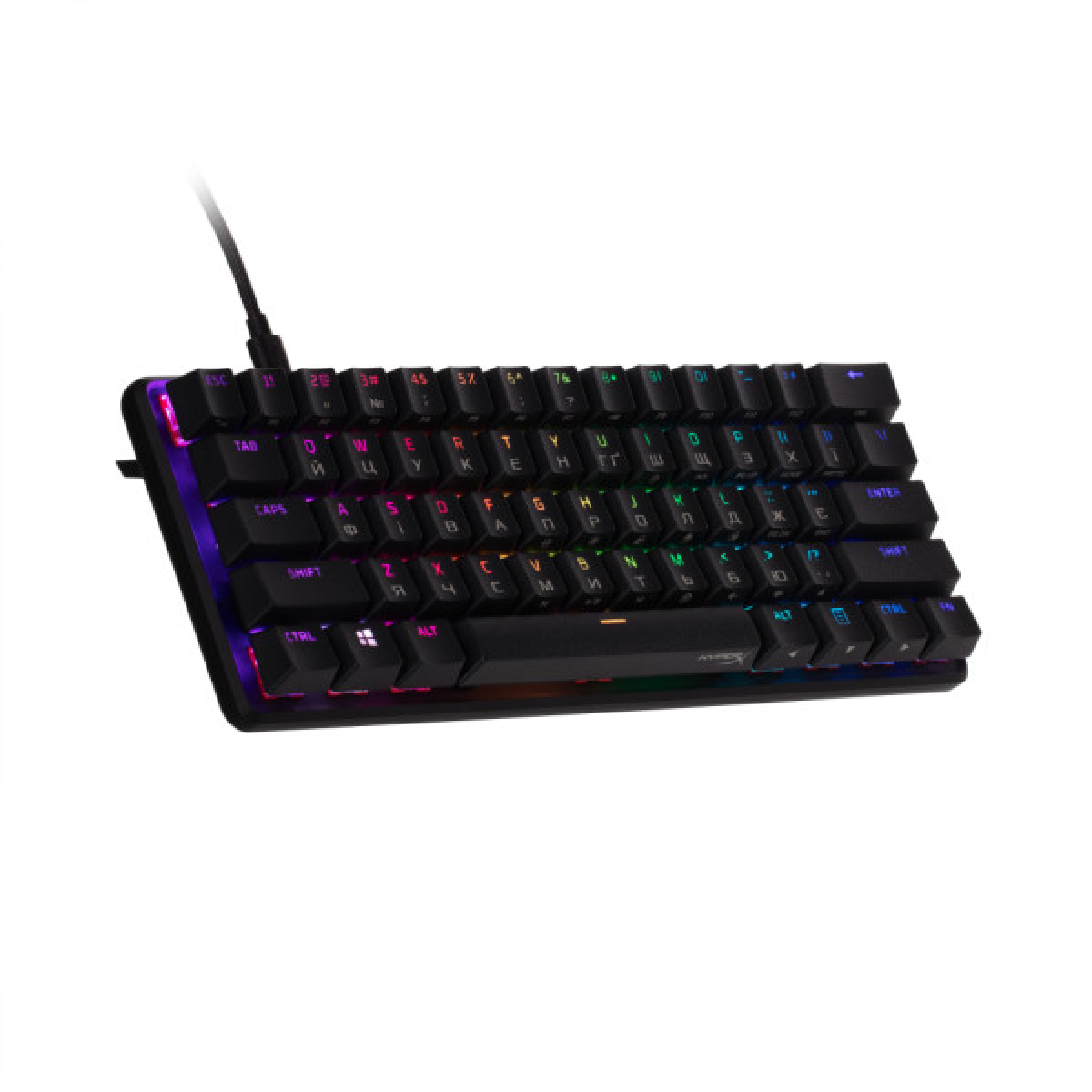 Клавіатура HyperX Alloy Origins 60 USB UA Black (4P5N4AA) - Фото 3