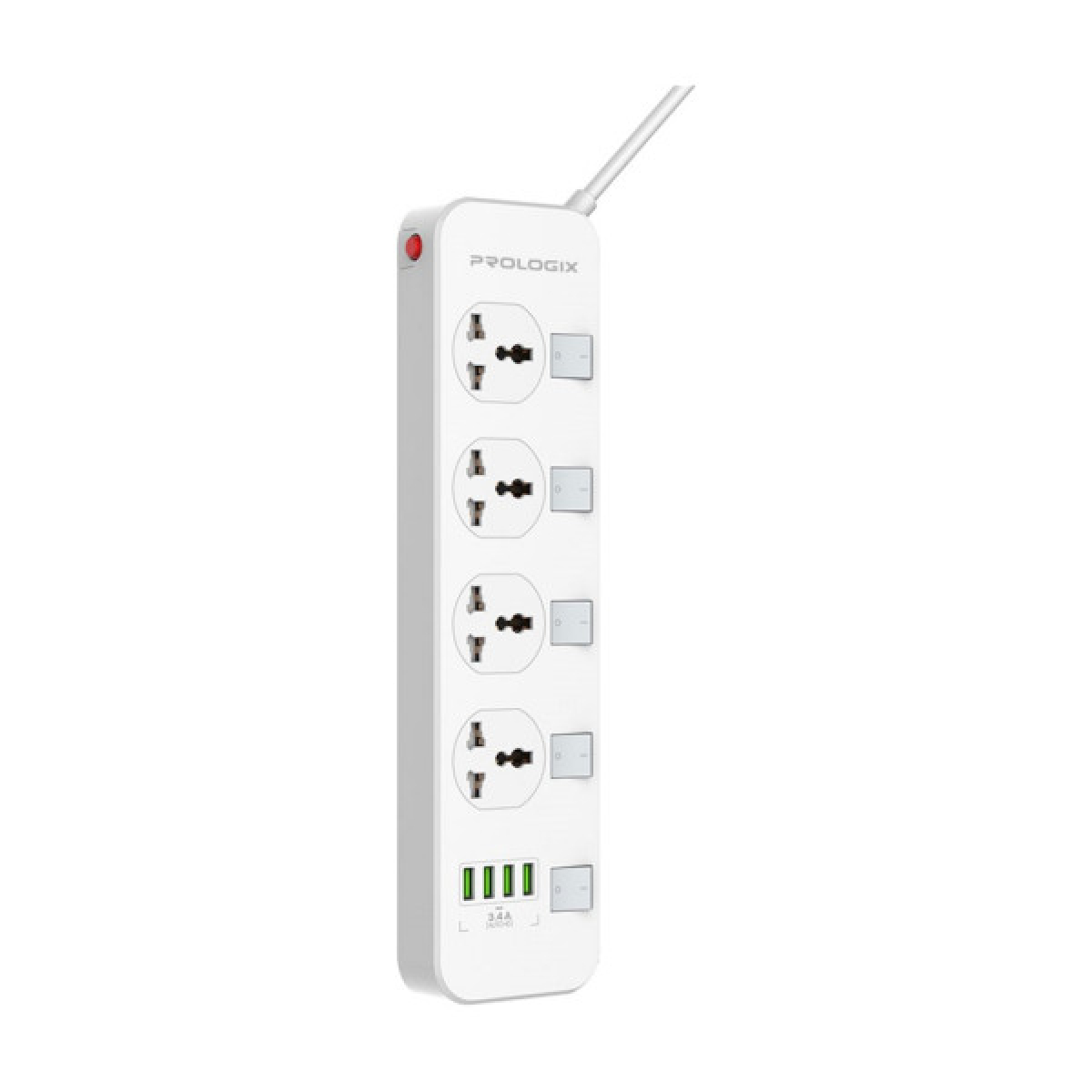 Мережевий фільтр живлення Prologix Premium PR-SC4408W (PR-SC4408W) - Фото 3