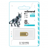 USB флеш накопитель Wibrand 8GB lynx Gold USB 2.0 (WI2.0/LY8M2G) - Фото 2