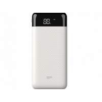 Повербанк 10000 mAh, Silicon Power GP28, White, 2xUSB (5V/2.4A)
