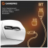 Мишка GamePro Genesis Ranker Wireless/Bluetooth/USB White (GM012W) - Фото 2