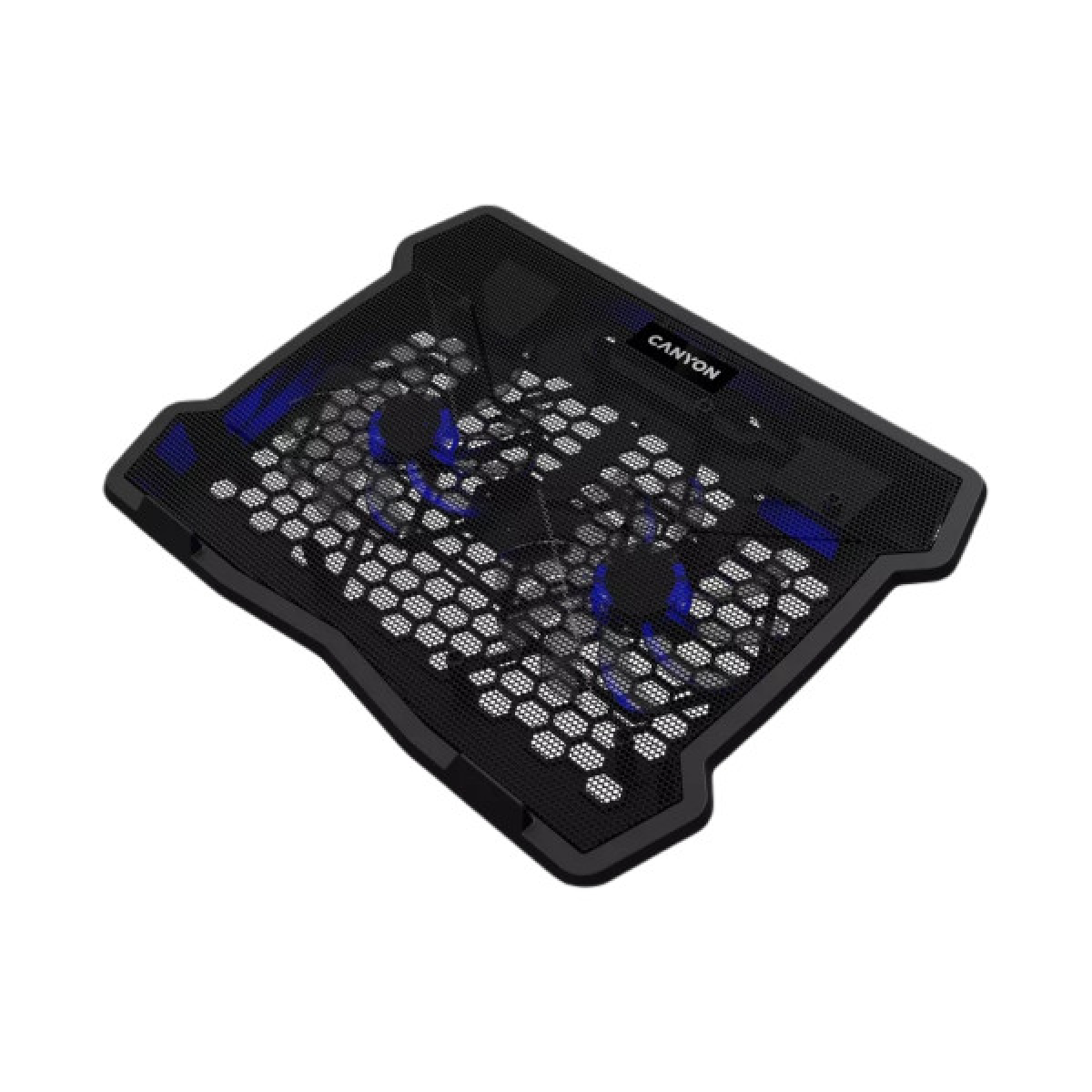 Подставка для ноутбука Canyon NS03, 10-15.6 laptop, dual-fan with 2x2.0 USB hub (CNE-HNS03) - Фото 2