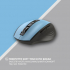 Мишка 2E MF250 Silent Wireless Blue (2E-MF250WBL) - Фото 3