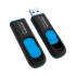 USB флеш накопичувач ADATA 256GB UV128 Black/Blue USB 3.2 (AUV128-256G-RBE) - Фото 3