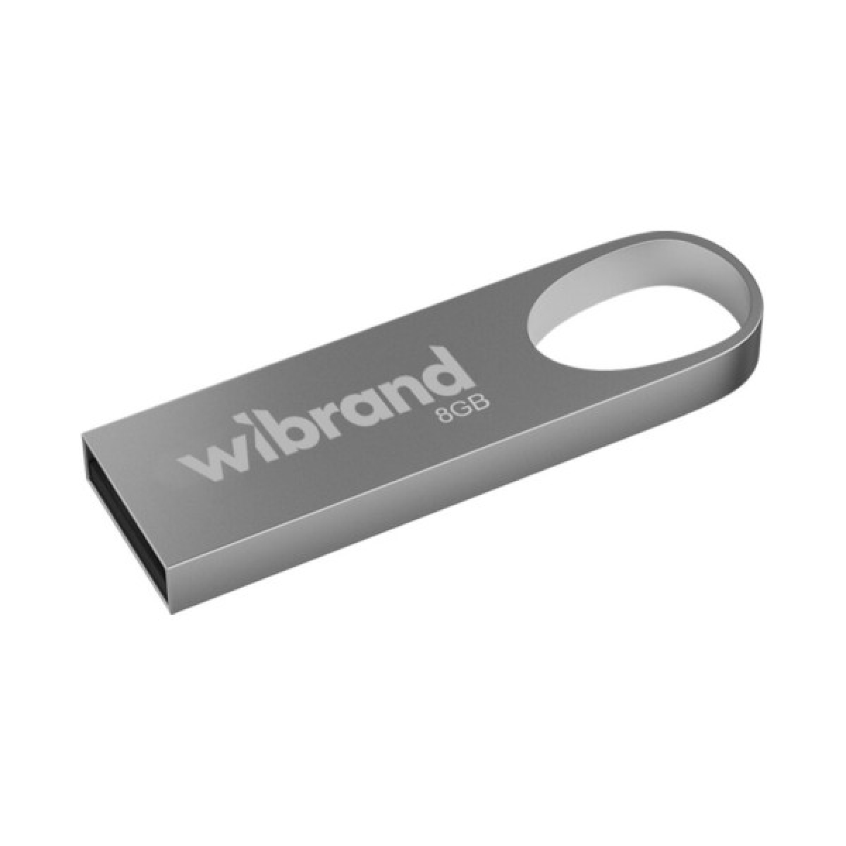 USB флеш накопитель Wibrand 8GB Irbis Silver USB 2.0 (WI2.0/IR8U3S) - Фото 1