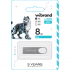 USB флеш накопитель Wibrand 8GB Irbis Silver USB 2.0 (WI2.0/IR8U3S) - Фото 2