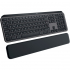 Клавіатура Logitech MX Keys S Plus Palmrest Wireless UA Graphite (920-011589) - Фото 1