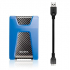 Зовнішній жорсткий диск 2.5" 2TB ADATA (AHD650-2TU31-CBL) - Фото 4