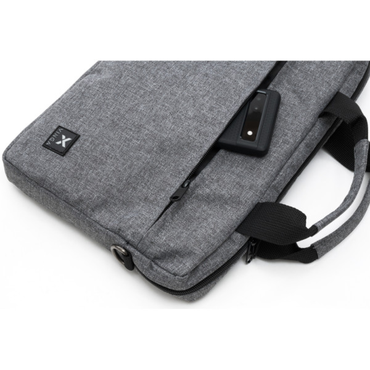 Сумка для ноутбука Vinga 14" NB1403 melange gray (NB1403GY) - Фото 5