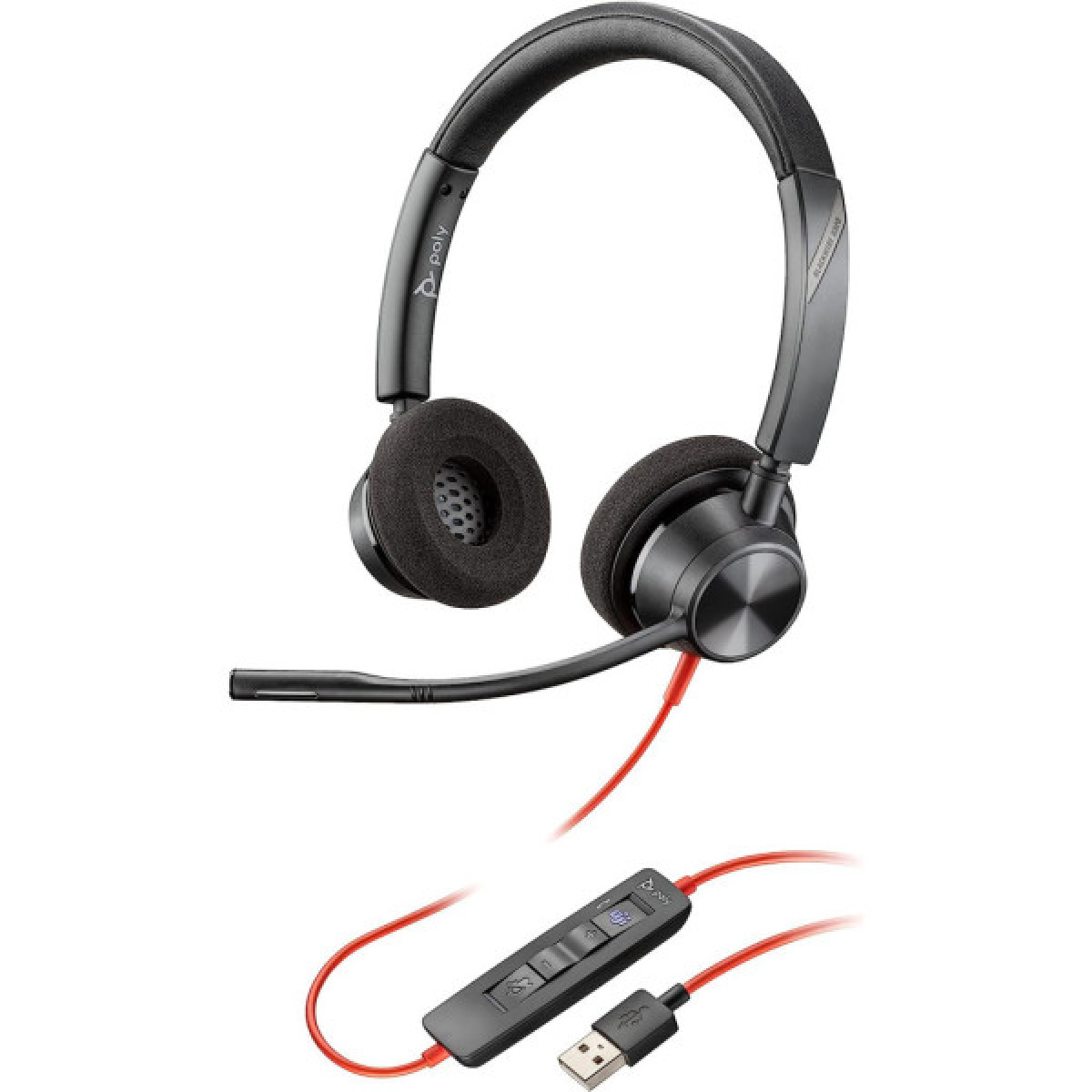 Навушники Poly Blackwire 3320-M USB-A/C (8X220AA) - Фото 1