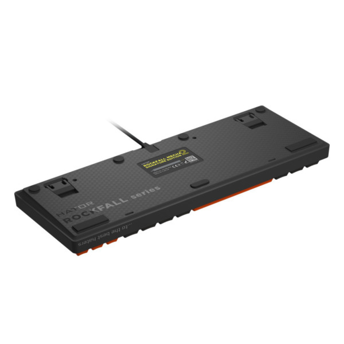 Клавіатура Hator Rockfall 2 Mecha Signature Edition USB Black/Orange/Black (HTK-520-BOB) - Фото 5