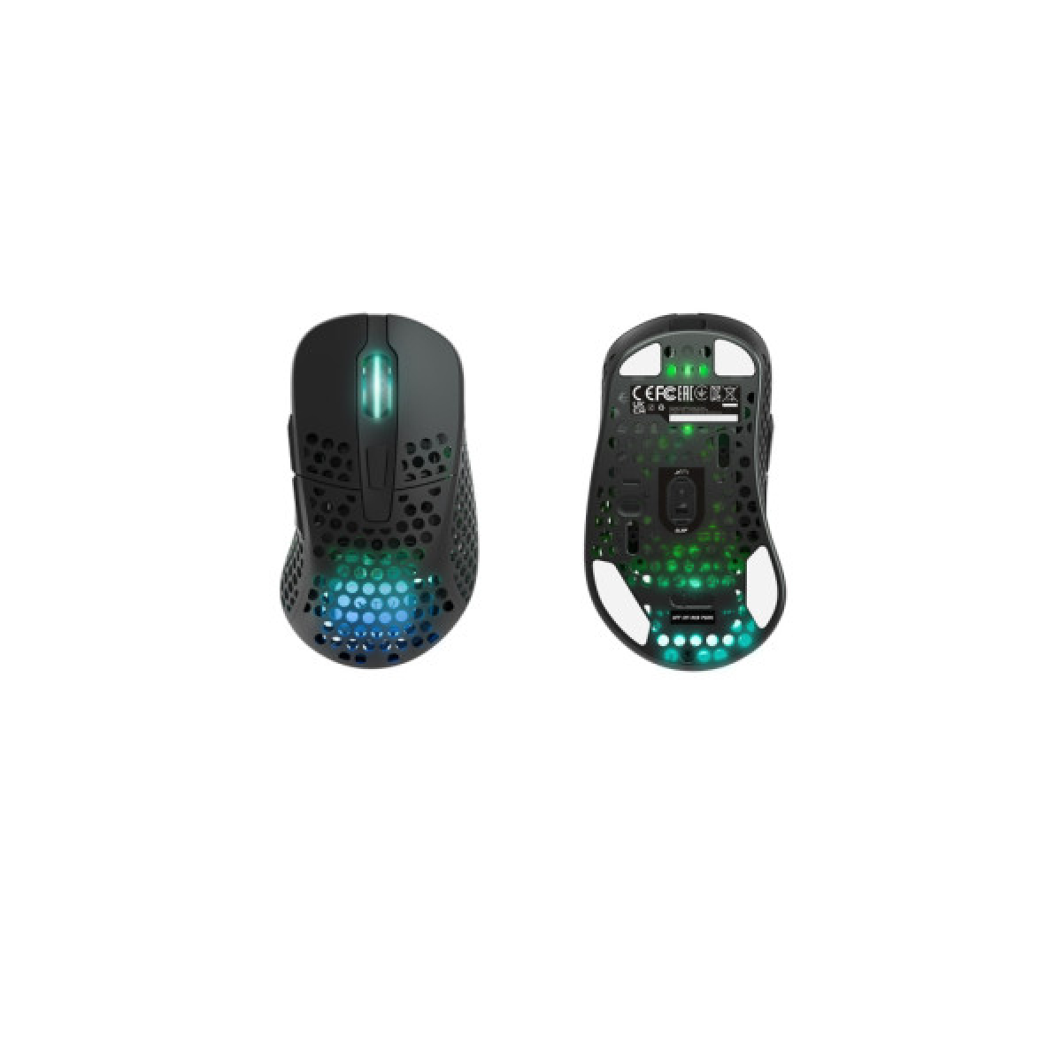 Мишка Cherry Xtrfy M4 RGB Wireless/USB Black (M4W-RGB-BLACK) - Фото 2