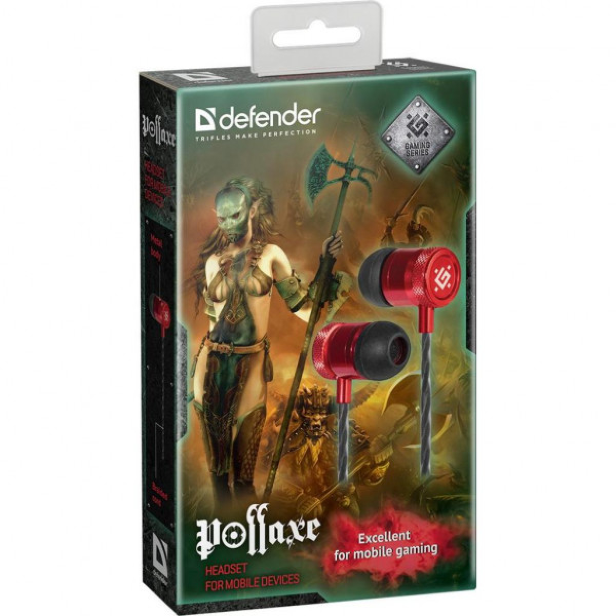 Навушники Defender Pollaxe Black-Red (64453) - Фото 2