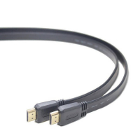 Кабель HDMI - HDMI 1 м, Cablexpert Black, V1.4, позолоченные коннекторы