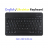 Клавіатура BeCover (245х150 мм) Bluetooth UA Black (713405) - Фото 1